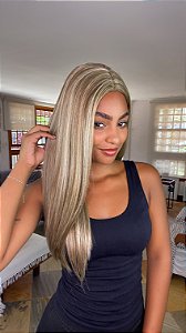 Peruca lace front fibra premium KAREN cor FSI2/16/613 (Tela Cortada)