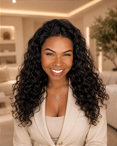 Peruca Lace Front Cabelo Humano Ondulado Gisele 2