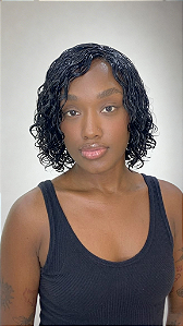 Peruca Cabelo Humano Maite/Maitê Castanho Escuro