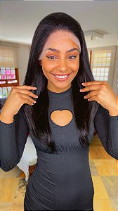 Peruca Lace Front Cabelo Humano Antonela 16”