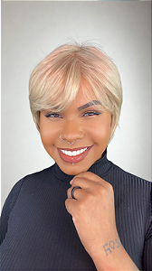 Peruca Fibra Futura Pixie Krs 509 Ariela Loiro 22