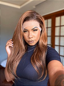 Peruca Lace Front Cabelo Humano Lady Bey
