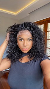 Peruca Lace Front Cabelo Humano Cacheado Ethan