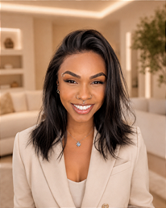 Peruca Lace Front Cabelo Humano Kylie Midi