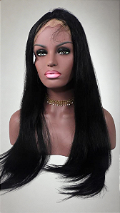 Peruca Full lace Silk Top Cabelo Humano - Peruca Kosher Glueless- COD 0378