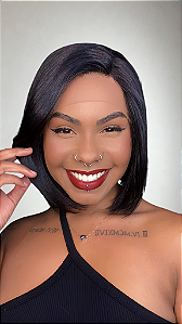 Lace Front HD Fibra Premium Virgo Preto 1B
