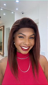 Peruca Lace Front Cabelo Humano Sarah 1B/33