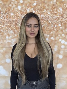 Lace fibra proteína Rachel loiro mechas pérola