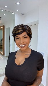 Peruca Fibra Orgânica Pixie Daniela Mechada