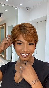 Peruca Fibra Orgânica Pixie Daniela Ruiva