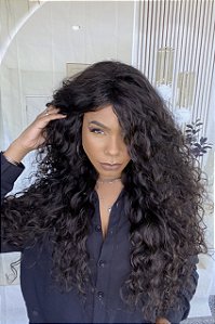 Peruca Cabelo Humano Cacheado Ana Clara 1B