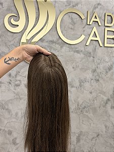 Toupee- Topo capilar cabelo humano realista M07-8k
