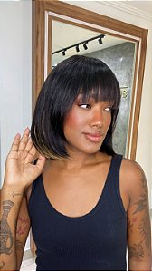 Peruca Miolo Cabelo Humano Chloe Mechas 2/27