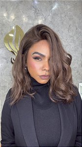 Prótese Medicinal Cabelo Humano Castanho Claro 8