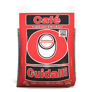 Café Guidalli Grão Tradicional 500g. Preço para pedido de 5 kgs.