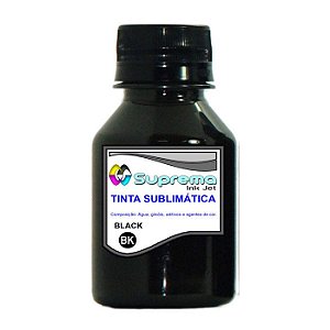 Tinta Sublimática Black para uso em Epson Ecotank e Bulk Ink - 100ml