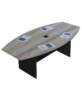 Mesa De Reunião Semi Oval