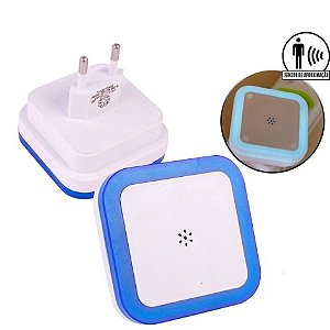 Luminária Tomada Bivolt Sensor de Cor