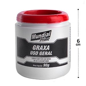 Graxa Lubrificante Uso Geral 90g Mundial Prime