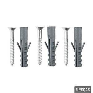 Kit Parafuso Phillips 50mm Bucha 10 - 3 Unidades