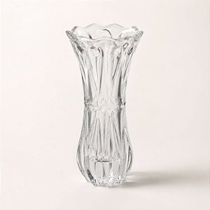 Vaso Decorativo de Vidro Transparente 19cm para Flores e Decoração