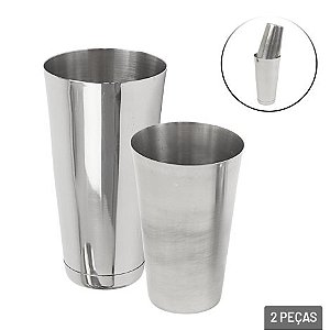 Coqueteleira Inox Boston 820ml 2 Peças Profissional