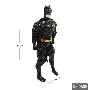 Boneco Herói Articulado Super Morcego 44cm