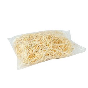 Palha Natural Decorativa 40g para Cestas e Embalagens