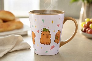Caneca Capivara Decorada Fun Plasútil 360ml