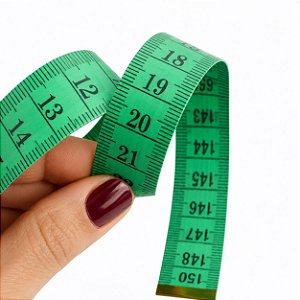 Fita Métrica 2 cm x 150 cm Dupla Face para Costura e Medidas