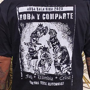 Camisa - Guaxinins ROBA Y COMPARTE