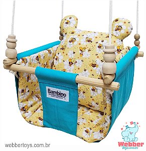 BALANÇO SENSORIAL  ALMOFADA AMARELA ABELHINHA
