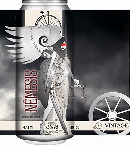 Vintage Nêmesis - American Stout - Lata 473ml (Cerveja Viva)