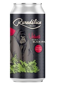 Ruradélica Velvet - Double Black IPA - Lata 473ml (Cerveja Viva)