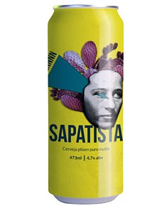 Sapatista Olga - Pilsen - Lata 473ml (Cerveja Viva)