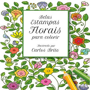 Belas Estampas Florais para colorir