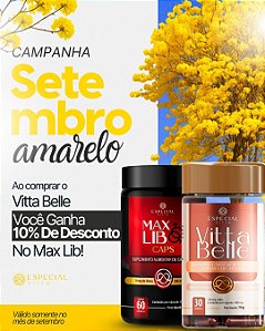Ao comprar o VIttá Belle Ganhe 10% no Especial MAx LIB - 60 cps