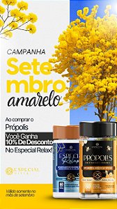 Ao comprar Própolis ganhe 10% no Especial Relax