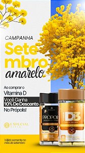 Ao comprar Vitamina D3 cps - Ganhe 10 % no Especial Própolis