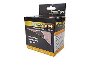 Fita Kinésio Bandagem 5cm x 5m Dermatape Cor Bege