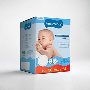 Absorvente para Seios Amamente Leve 30 Pague 24 Un