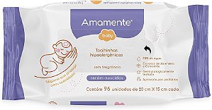 TOALHINHAS HIGIENICAS AMAMENTE BABY C/96 UNIDADES