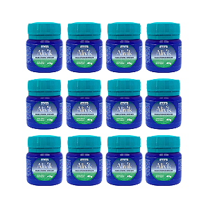 Kit 12 Pomadas Alivik Bravir 40g Alívio Refrescante Muscular