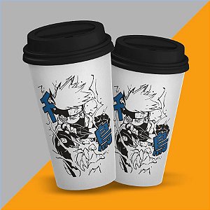 Copo para Viagem c/ Tampa 600ml Naruto - Kakashi Hatake