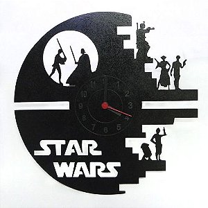 Relógio de Parede Star Wars -  Estrela da Morte