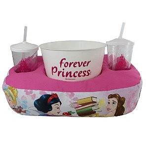 Kit Almofada de Pipoca e Copos Disney - Princesas