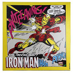 Quadro Canvas Marvel - Iron Man Ação