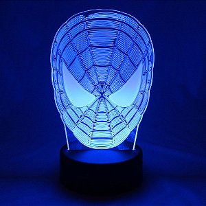 Luminária LED Marvel - Homem Aranha