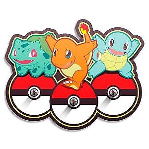 Porta Chaves Pokemon - Iniciais