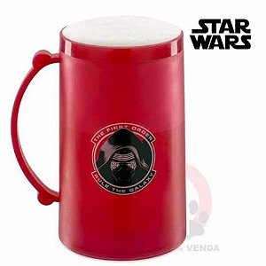 Caneco Congelável 390ml Star Wars -  Força Kylo Ren